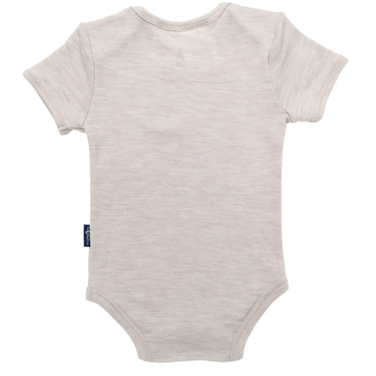 Bodysuits & Singlets|Merino Clothing & Sleepwear*The Sleep Store Deluxe Merino Rib Short-Sleeve Bodysuit Almond