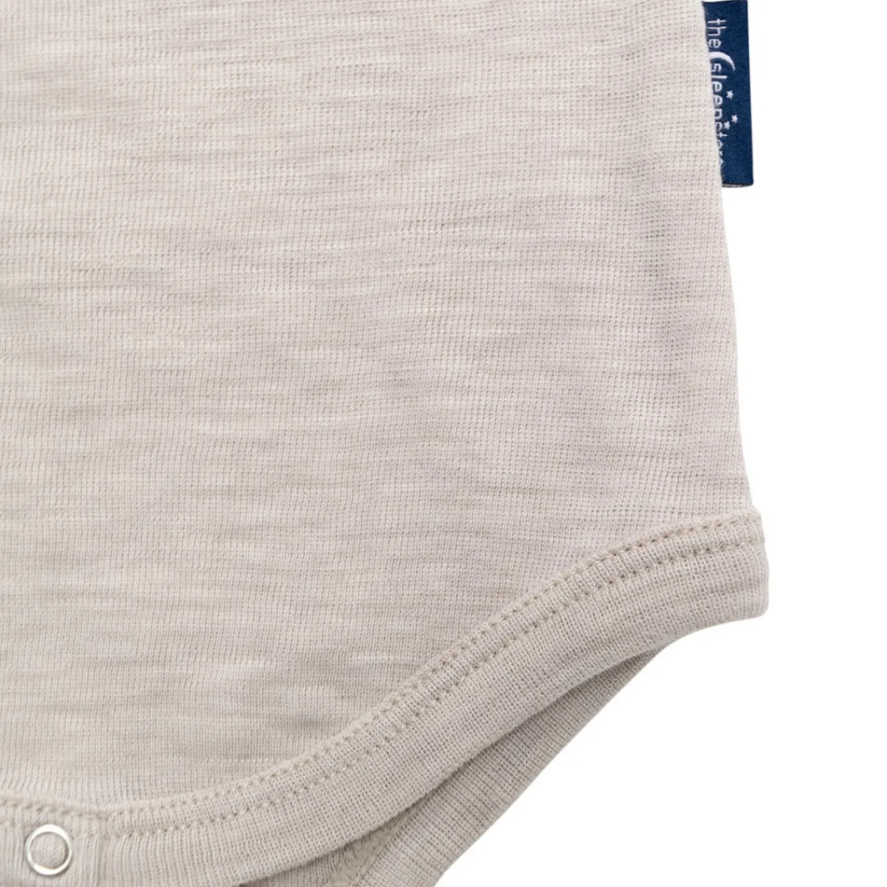 Bodysuits & Singlets|Merino Clothing & Sleepwear*The Sleep Store Deluxe Merino Rib Short-Sleeve Bodysuit Almond