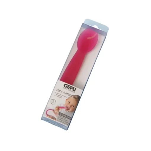 Bowls, Plates & Cutlery*d.line Silicone Baby Spoon - Clearance Pink