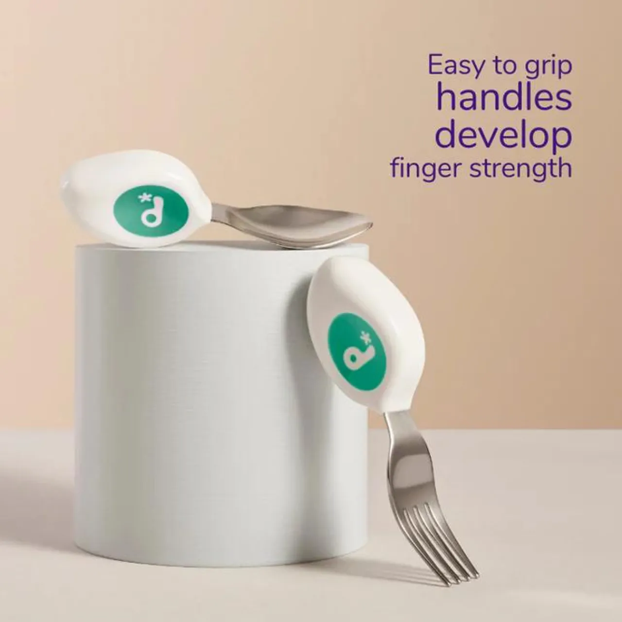 Bowls, Plates & Cutlery|Starting Solids*Doddl Beginner Cutlery Set - 3 Piece