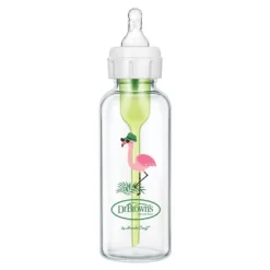 Bottles & Teats*Dr Browns Natural Flow Anti-Colic Options+ Glass Narrow Neck Bottle