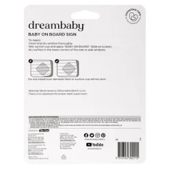Safe Sleep*Dream Baby Dreambaby Baby On Board Sign - Yellow