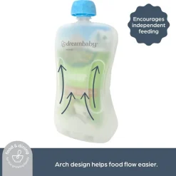 Starting Solids*Dream Baby Dreambaby Pouch Pal Clear