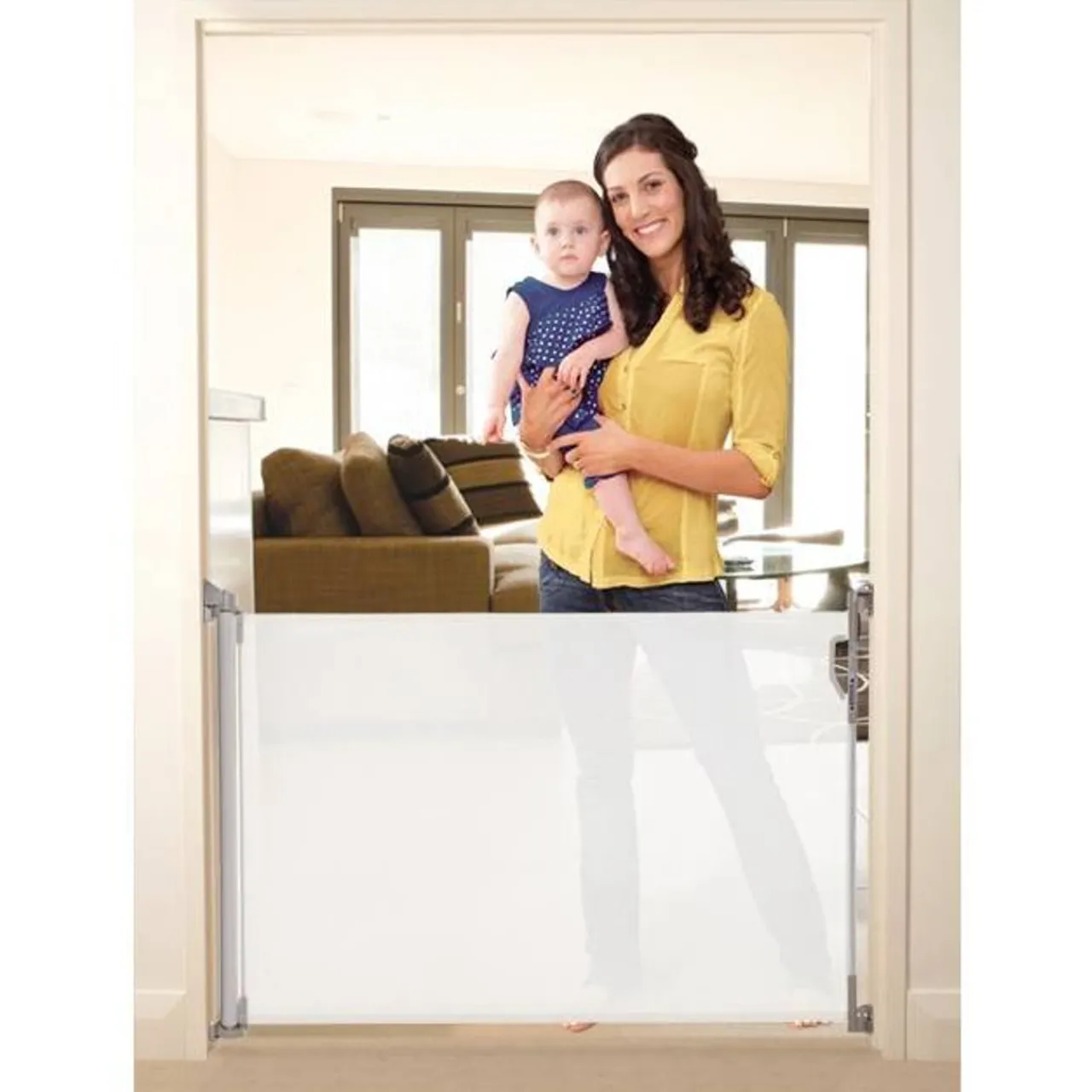 Safe Sleep*Dream Baby Dreambaby Retractable Gate - White