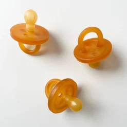 Dummies & Accessories*Ecopiggy ecoPacifier Dummy - Rounded - 3 pack - Clearance Natural