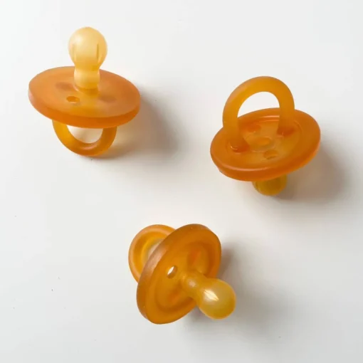 Dummies & Accessories*Ecopiggy ecoPacifier Dummy - Rounded - 3 pack - Clearance Natural
