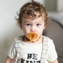 Dummies & Accessories*Ecopiggy ecoPacifier Dummy - Rounded - 1 pack - Clearance Natural