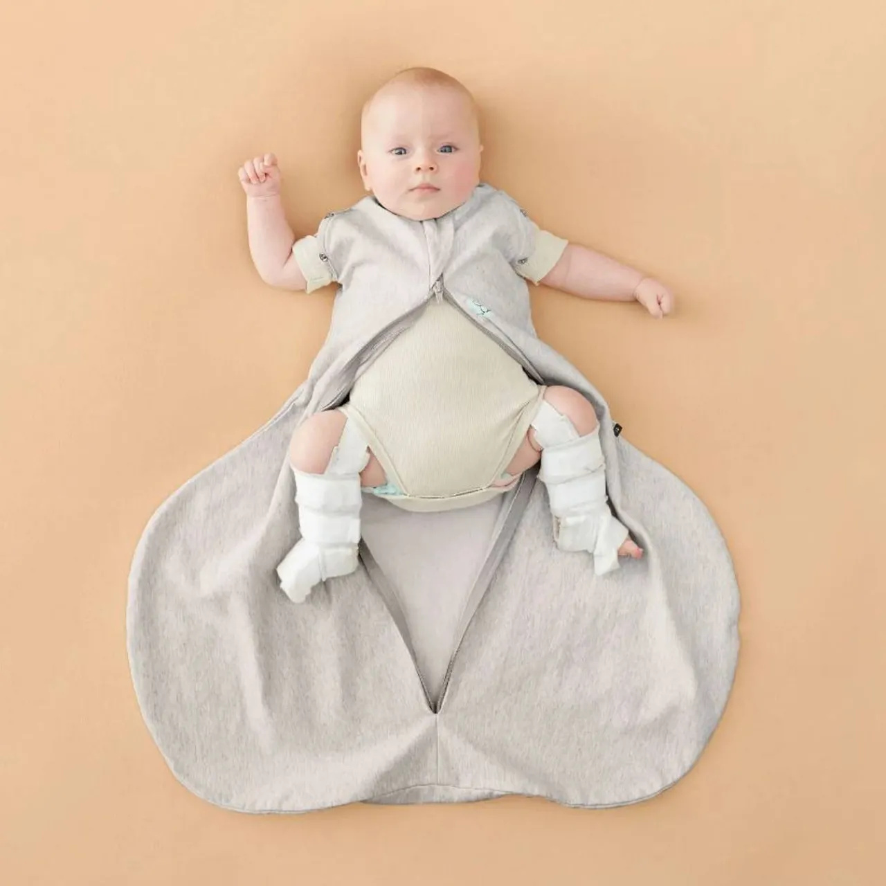 Fitted Swaddles*Ergopouch 0.2 tog Organic Hip Harness Cocoon Swaddle Bag