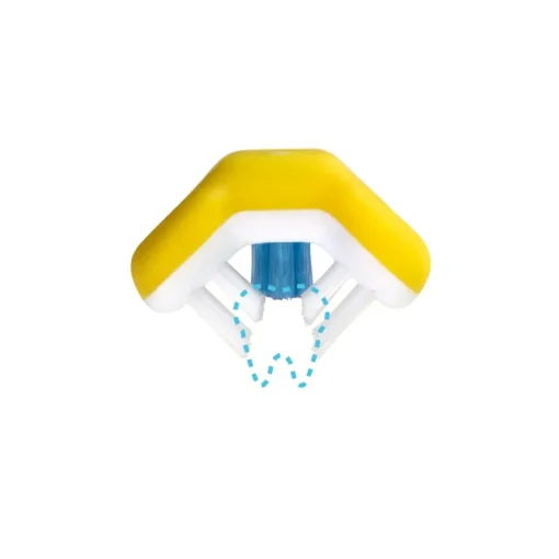 Teeth & Teethers*Nose Frida Frida Triple-Angle ToothHugger Yellow