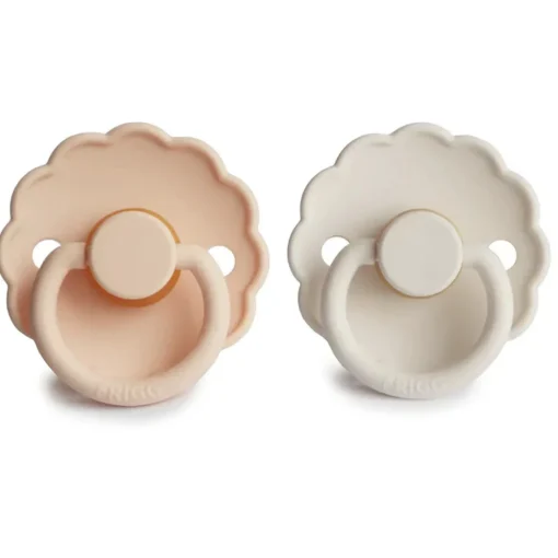 Dummies & Accessories*FRIGG Daisy Latex Pacifier 2pk