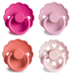 Dummies & Accessories*FRIGG Round Latex Pacifiers 4pk