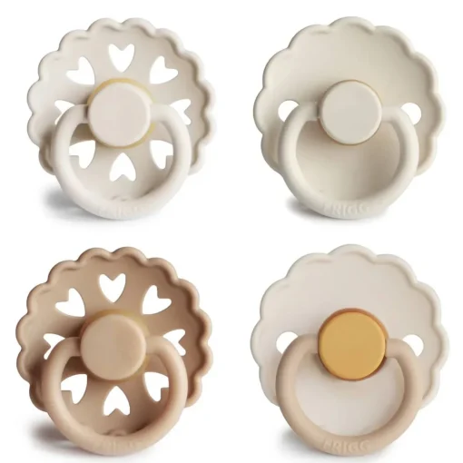 Dummies & Accessories*FRIGG Round Latex Pacifiers 4pk