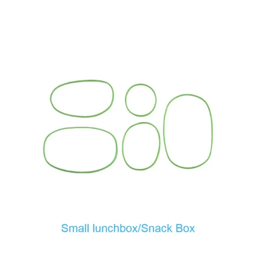 Lunchbox Accessories*Go Green Silicone O-Ring Set