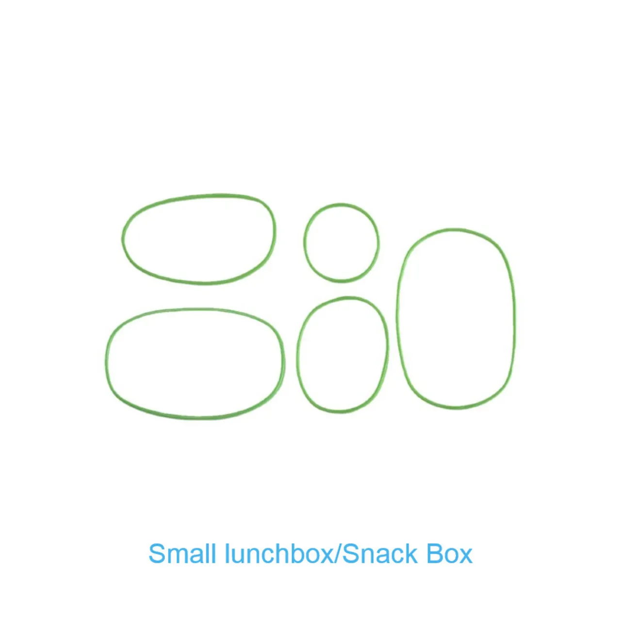 Lunchbox Accessories*Go Green Silicone O-Ring Set