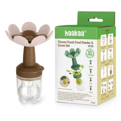 Starting Solids*Haakaa Flower Fresh Food Feeder & Cover Set