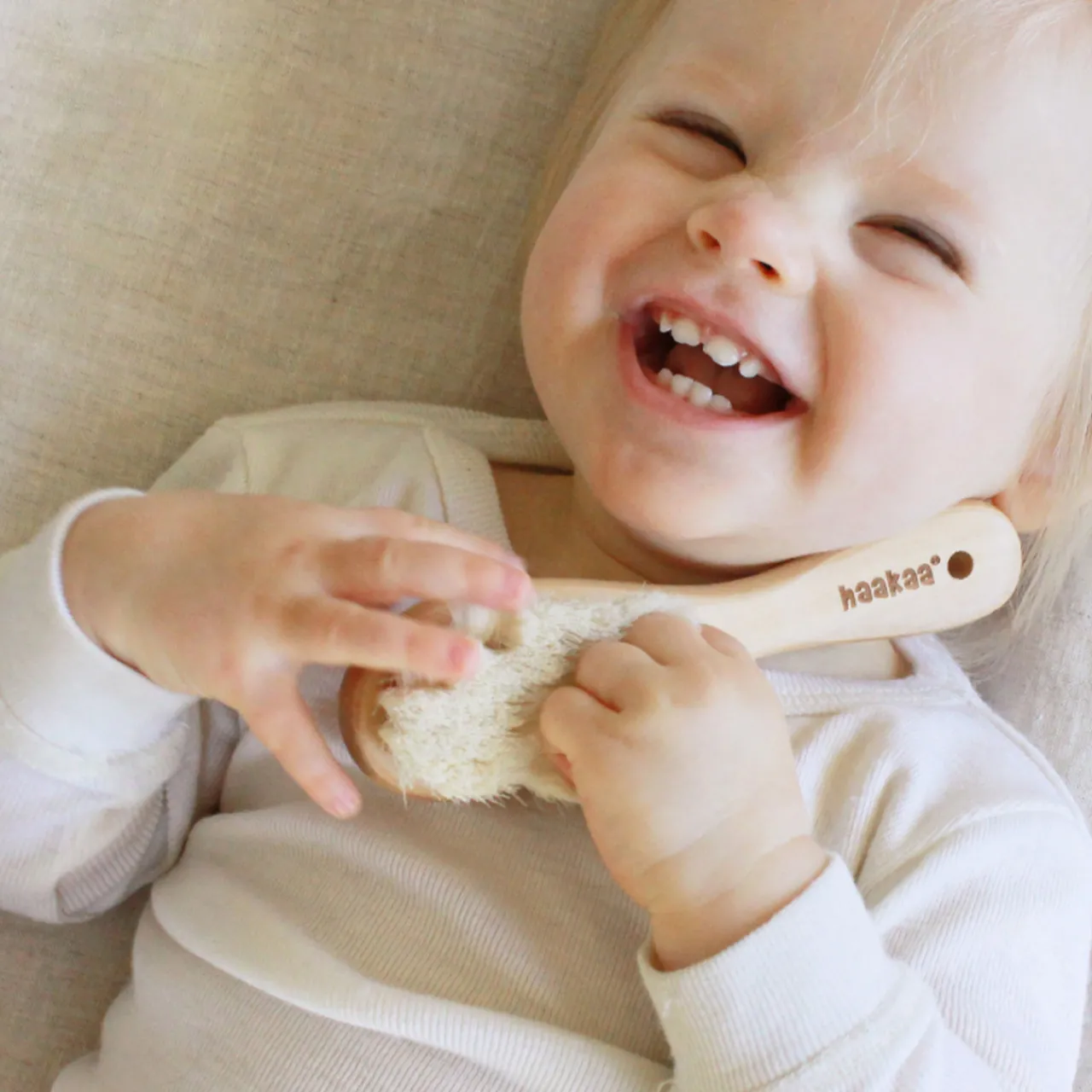 Skincare & Grooming*Haakaa Goat Wool Baby Hair Brush