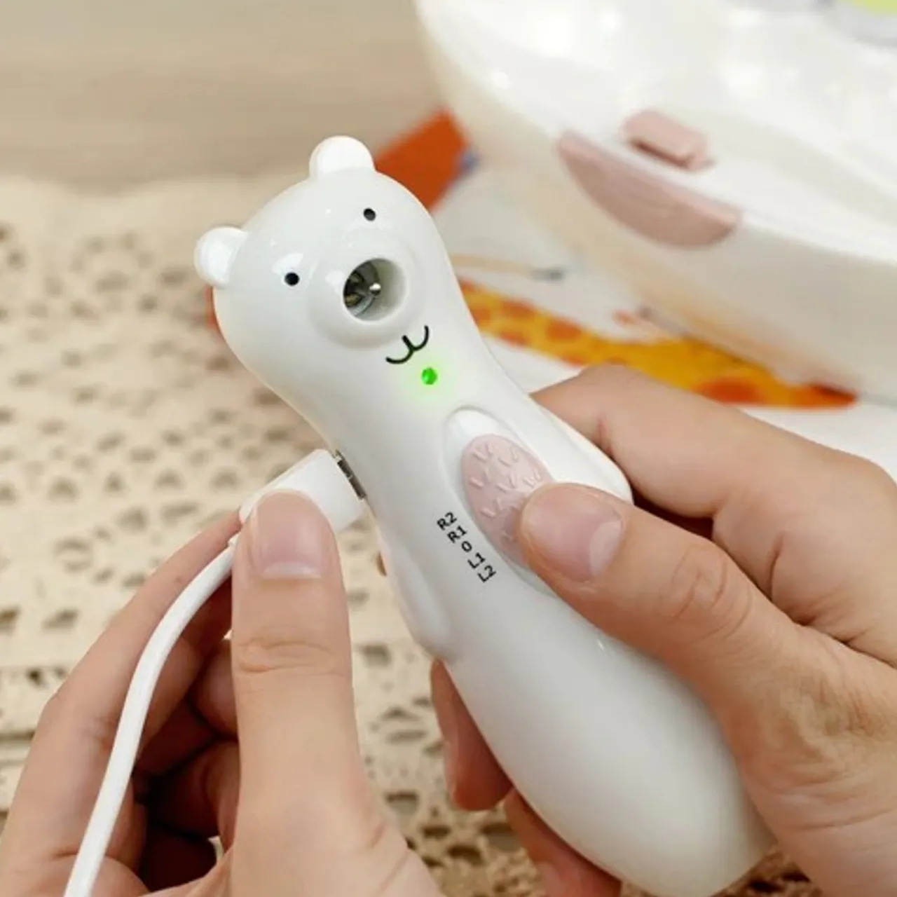 Baby Care|Skincare & Grooming*Haakaa Happii Bear Rechargeable Nail Trimmer Set