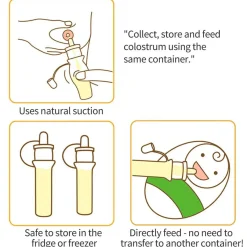 Breast Pumps & Accessories|Breast Pumps & Accessories*Haakaa Pre-Sterilised Silicone Colostrum Collector 2pk 20ml