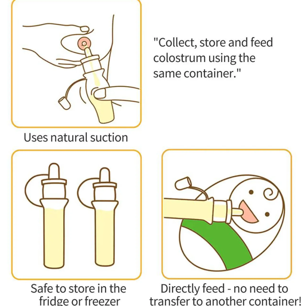 Breast Pumps & Accessories|Breast Pumps & Accessories*Haakaa Pre-Sterilised Silicone Colostrum Collector 2pk 20ml
