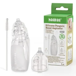 First Aid & Family Health|Cold & Flu*Haakaa Silicone Penguin Nasal Aspirator