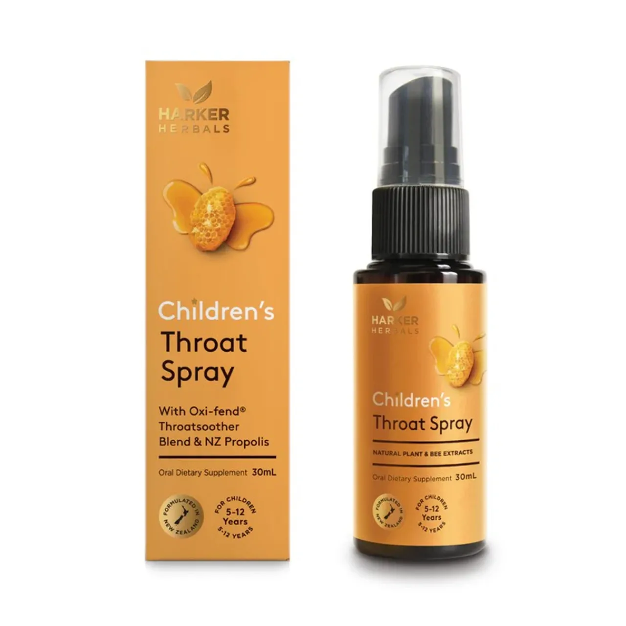 First Aid & Family Health|Cold & Flu*Harker Herbals Children's Throat Spray
