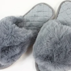 Gifts For Mum|Lounge Wear*Honeydew Classic Slide Plush Slippers - Clearance