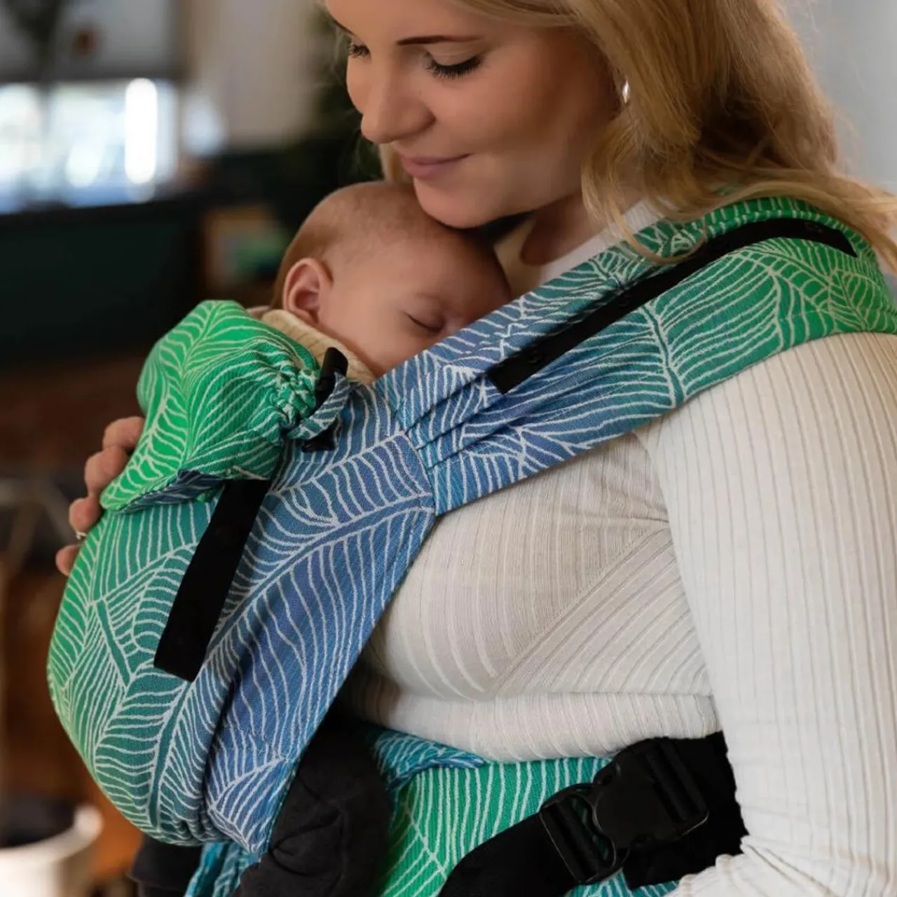 Buckle Carriers*Hoppediz Primeo Baby Carrier - Jacquard