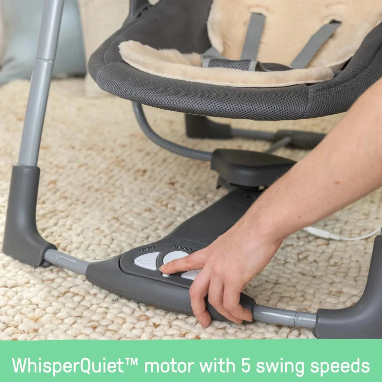 Bouncers & Baby Swings*Ingenuity Every Season Swing n Go Portable Swing Wesley