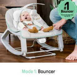 Bouncers & Baby Swings*Ingenuity Keep Cozy 3-in-1 Grow With Me Bounce and Rock Seat Weaver
