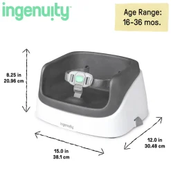 High Chairs & Booster Seats|Starting Solids*Ingenuity Smart Clean Toddler Booster Seat Slate