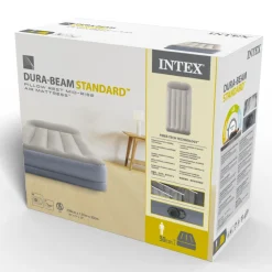 Travel Cots & Beds*Intex Dura-Beam Standard Pillow Rest Mid-Rise Airbed