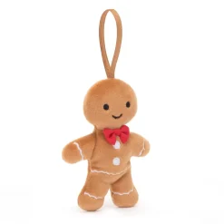 Comforters & Soft Toys*Jellycat Festive Folly Christmas Decoration Gingerbread Fred