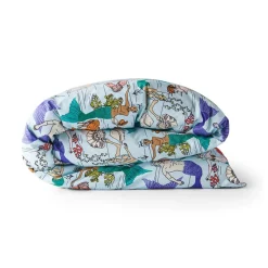 Duvet Inners & Covers*Kip & Co Organic Cotton Duvet Cover - Neptunes Kingdom