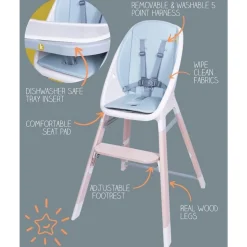 High Chairs & Booster Seats|Starting Solids*koo-di Tiny Taster 3-in-1 Highchair