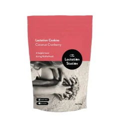 Lactation Support*The Lactation Station Lactation Cookies - Coconut Cranberry 300g - Dairy Free