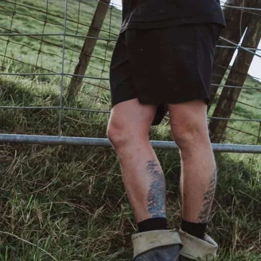 Grown Ups*Lamington Mens Crew Merino Socks - Rib