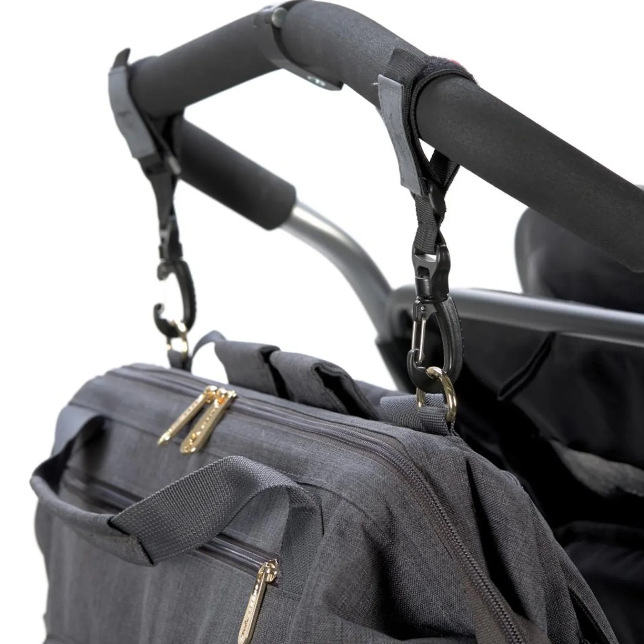 Nappy Bags & Backpacks|Nappy Bags & Backpacks*Lassig - Glam Goldie Twin Backpack Anthracite