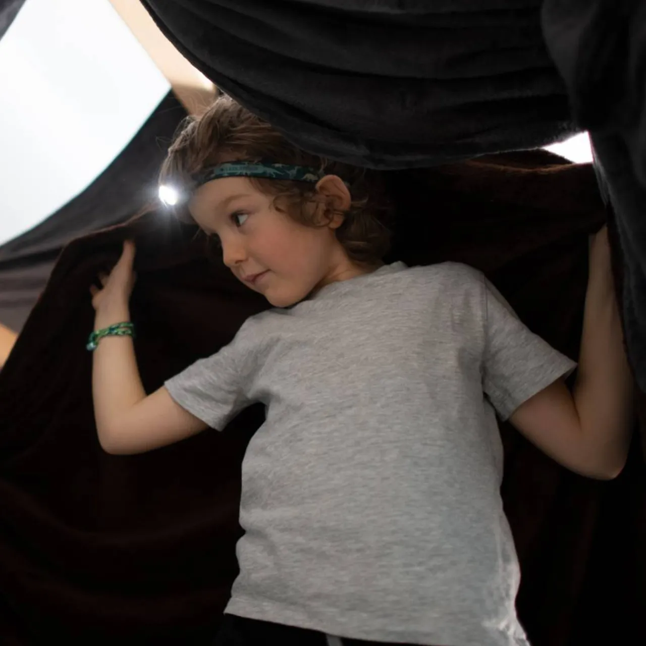 Family Outdoor Essentials*Ledlenser Kidled2 Kids Headlamp Dinosaurs