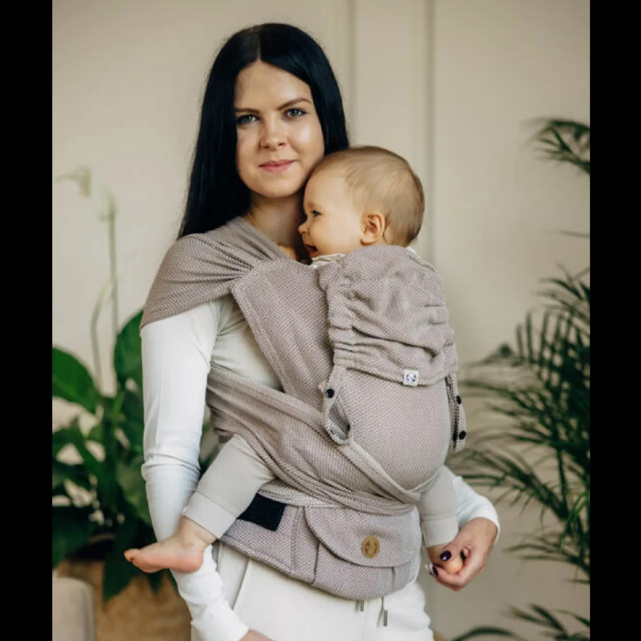 Half Buckle Carriers*Lenny Lamb Half Buckle Herringbone