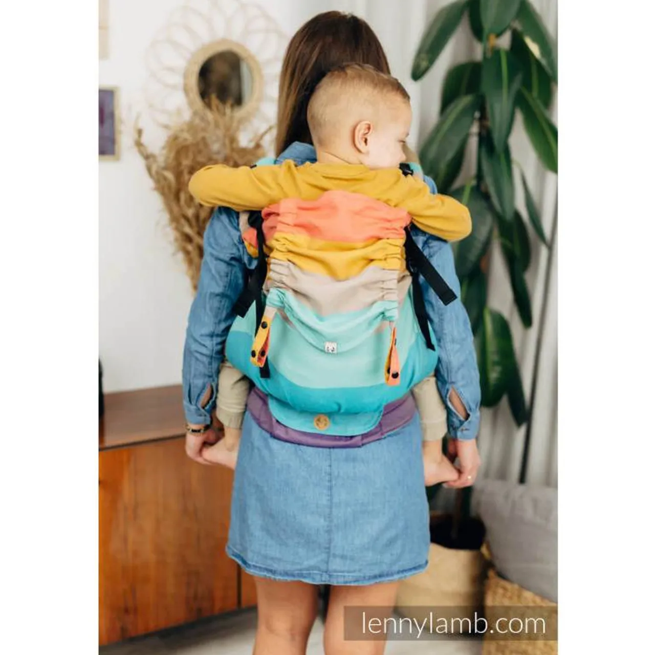 Buckle Carriers*Lenny Lamb Lenny Preschool Carrier - Broken Twill
