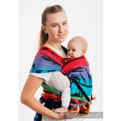 Half Buckle Carriers|Buckle Carriers*Lenny Lamb LennyHybrid Half Buckle - Jacquard