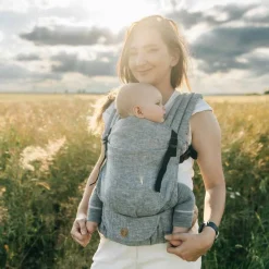 Buckle Carriers*Lenny Lamb LennyLight Carrier - Linen Chevron Weave