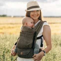 Buckle Carriers*Lenny Lamb LennyLight Carrier - Linen Chevron Weave