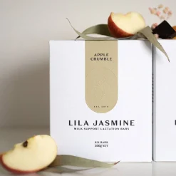 Lactation Support*Lila Jasmine Apple Crumble Milk Support Lactation Bars