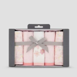 Towels & Facecloths*The Little Linen Company Little Linen Towelling Washers 5 Pack