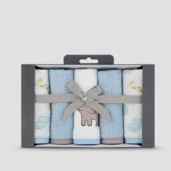Towels & Facecloths*The Little Linen Company Little Linen Towelling Washers 5 Pack