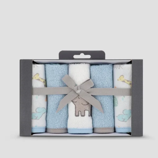 Towels & Facecloths*The Little Linen Company Little Linen Towelling Washers 5 Pack