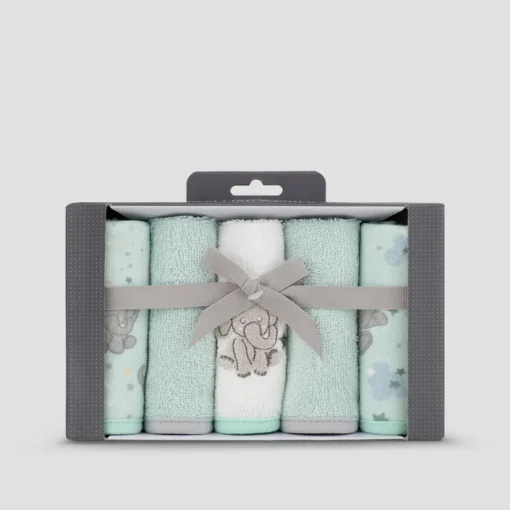 Towels & Facecloths*The Little Linen Company Little Linen Towelling Washers 5 Pack
