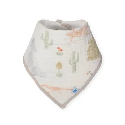 Bibs & Burp Cloths|Starting Solids*Little Unicorn - Cotton Muslin + Fleece Bandana Bib - 4 Pack