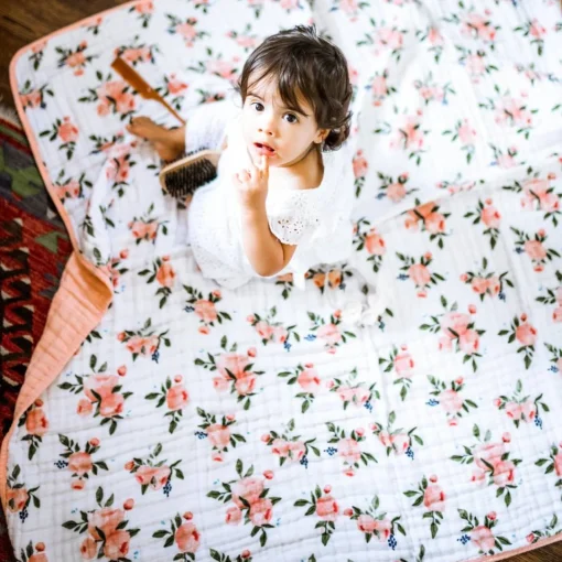 Comforters & Quilts*Little Unicorn 4 layer Muslin Cot Blanket